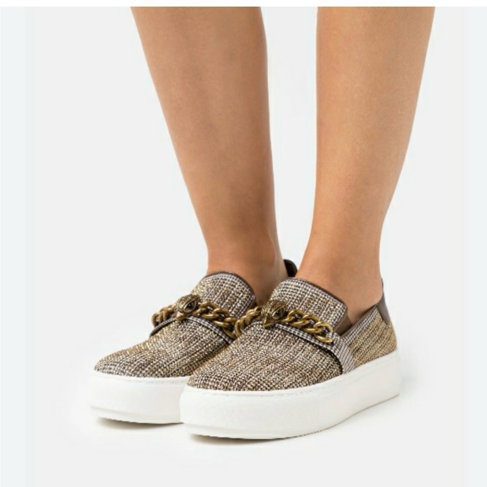 Kurt Geiger London Laney Chelsea Embellished Slip On Sneakers